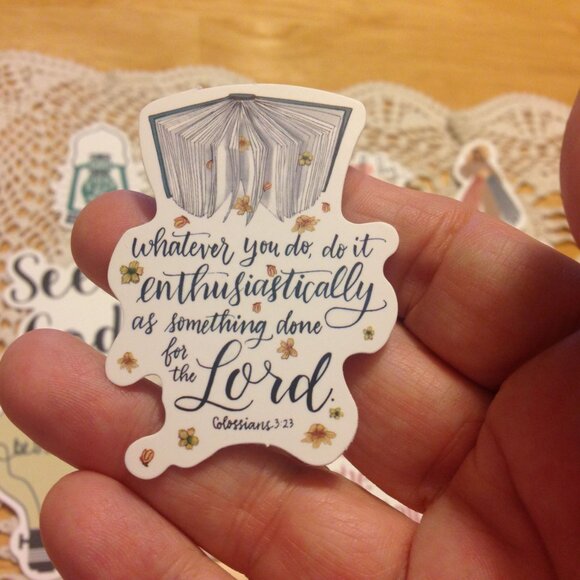 Bible Quotes and Christian Inspiration  Stickers Bundle - Picture 4 of 5